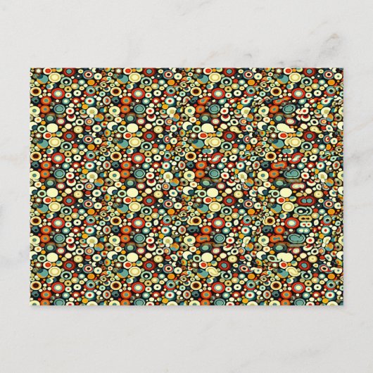 Nummer 5 Stereogram Magic Eye - Geen Envelop Briefkaart (Voorkant)