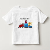 nummer 5 t-shirt trein (Voorkant)