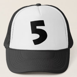 Nummer "5" trucker pet