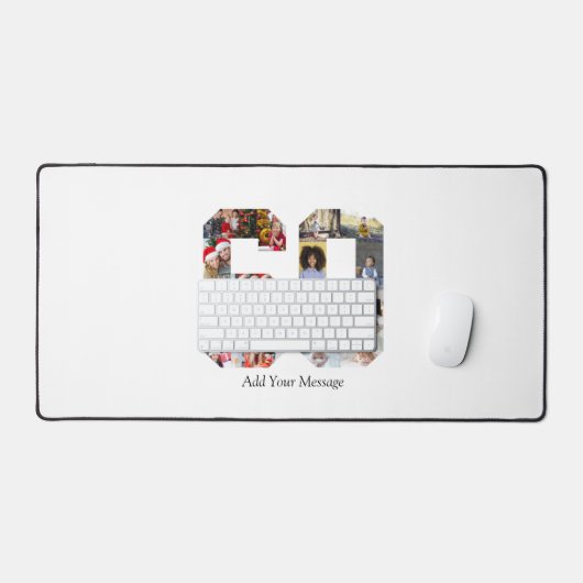 Nummer 60 Fotocollage Bureaumat (Keyboard & Muis)