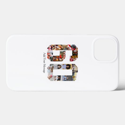 Nummer 60 Fotocollage Case-Mate iPhone Case (Achterkant (horizontaal))