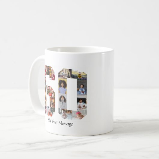 Nummer 60 Fotocollage Koffiemok (Voorkant links)