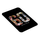 Nummer 60 Fotocollage Magneet (Rechterzijde)