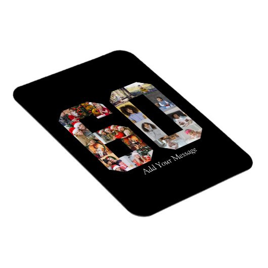 Nummer 60 Fotocollage Magneet (Rechterzijde)