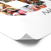 Nummer 60 Fotocollage Poster (Hoek)