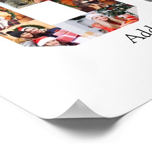 Nummer 60 Fotocollage Poster (Hoek)