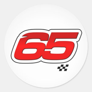 Nummer 65 - Sticker