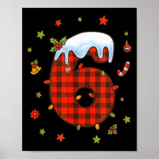 Nummer 67 Kerstmis 6 7 Six Seven 6-7 Mem Poster (Voorkant)