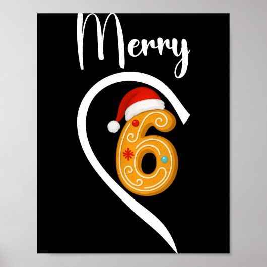 Nummer 67 Kerstmis 6 7 Zes Zeven 6 7 Mem Poster (Voorkant)