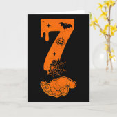 Nummer 67 Matching Six Seven 6 7 Meme 6 7 Hallowee Kaart (Gele Bloem)