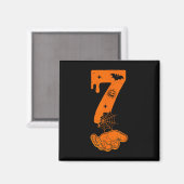 Nummer 67 Matching Six Seven 6 7 Meme 6 7 Hallowee Magneet (Voorkant / Achterkant)