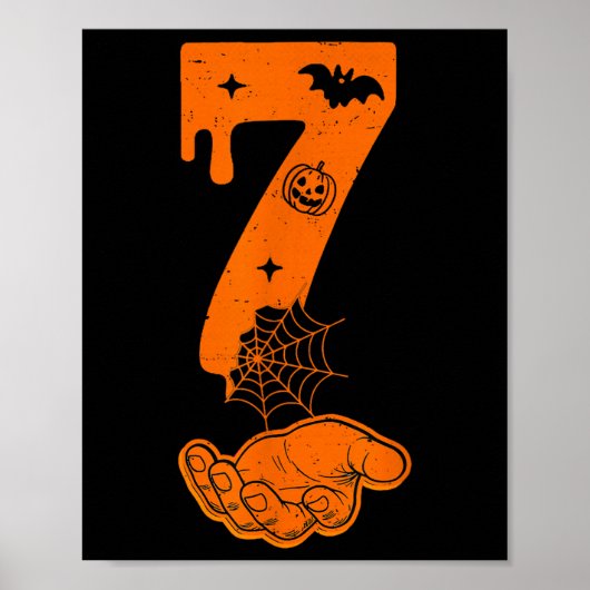 Nummer 67 Matching Six Seven 6 7 Meme 6 7 Hallowee Poster (Voorkant)