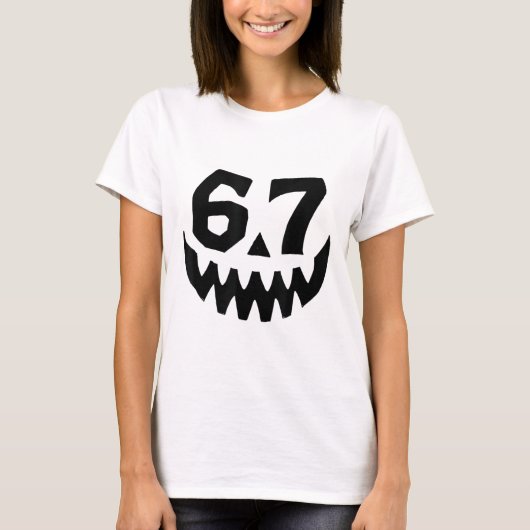 Nummer 67 Matching Six Seven 6 7 Meme 6 7 Hallowee T-shirt (Voorkant)