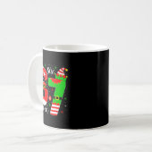 Nummer 67 Matching Six Seven 6 7 Meme 6-7 Kerstmis Koffiemok (Voorkant links)