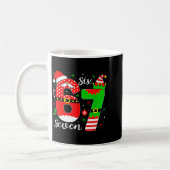 Nummer 67 Matching Six Seven 6 7 Meme 6-7 Kerstmis Koffiemok (Links)