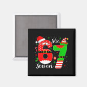 Nummer 67 Matching Six Seven 6 7 Meme 6-7 Kerstmis Magneet (Voorkant / Achterkant)