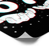 Nummer 67 Matching Six Seven 6 7 Meme 6-7 Kerstmis Poster (Hoek)