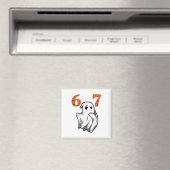 Nummer 67 Matching Six Seven 6 7 Meme Halloween Co Magneet (Insitu (Vaatwasser))