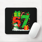 Nummer 67 Meme Matching Kerst Koppel 67 Zes Zeven Muismat (Met muis)