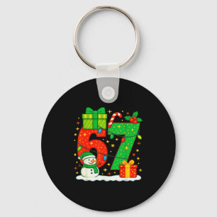 Nummer 67 Meme Overeenkomstige Kerst Koppel 67 Zes Sleutelhanger