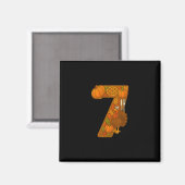 Nummer 67 Overeenkomen Six Seven 6 7 Meme 67 Dankz Magneet (Voorkant / Achterkant)