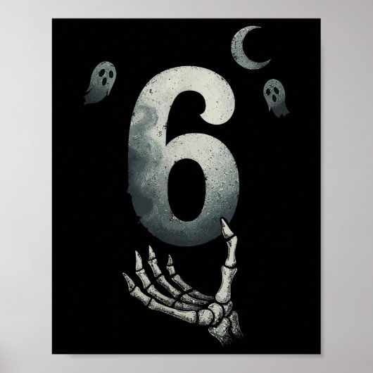 Nummer 67 Overeenkomen Six Seven 6 7 Meme 6 7 Hall Poster (Voorkant)