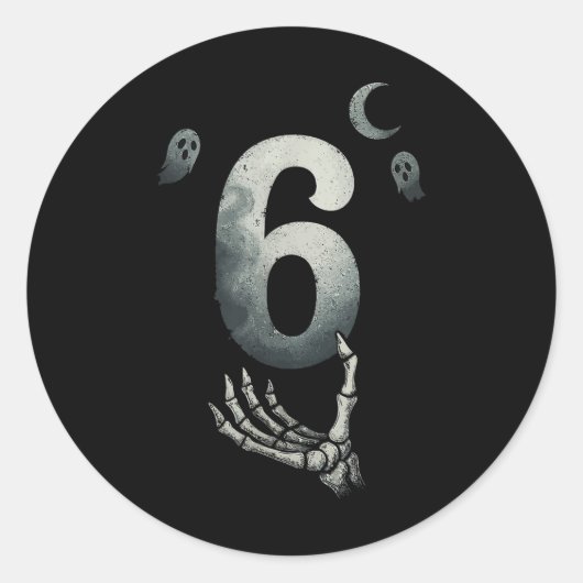 Nummer 67 Overeenkomen Six Seven 6 7 Meme 6 7 Hall Ronde Sticker (Voorkant)