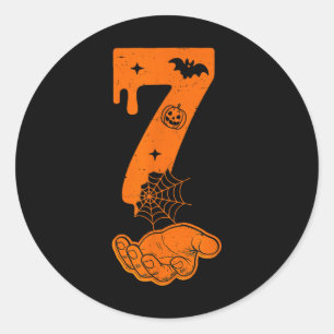 Nummer 67 Overeenkomen Six Seven 6 7 Meme 6 7 Hall Ronde Sticker
