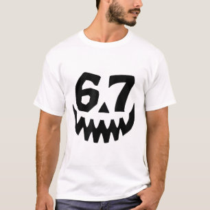 Nummer 67 Overeenkomen Six Seven 6 7 Meme 6 7 Hall T-shirt