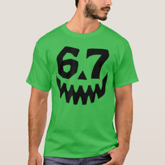 Nummer 67 Overeenkomen Six Seven 6 7 Meme 6 7 Hall T-shirt
