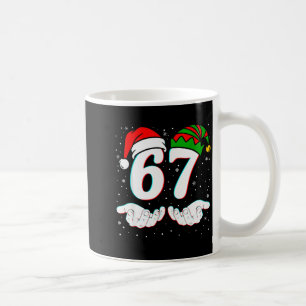 Nummer 67 Overeenkomen Six Seven 6 7 Meme 6-7 Kers Koffiemok