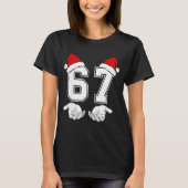Nummer 67 Overeenkomen Six Seven 6 7 Meme 6 7 Kers T-shirt (Voorkant)