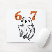 Nummer 67 Overeenkomen Six Seven 6 7 Meme Hallowee Muismat (Met muis)