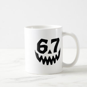 Nummer 67 Overeenkomende Zes Zeven 6 7 Meme 6 7 Ha Koffiemok