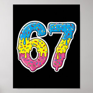 Nummer 67 Shirt Kostuum Volwassene Roze Voor Vrouw Poster