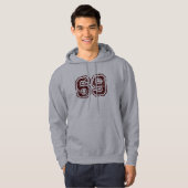 Nummer 69 hoodie (Voorkant volledig)