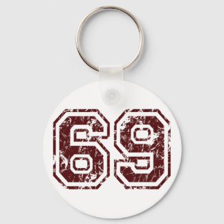 Nummer 69 sleutelhanger
