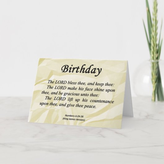 Nummer 6-24 van de verjaardag kaart (Voorkant)