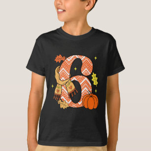 Nummer 6 67 Herfst Autumn Pompoen Meme Grappig Zes T-shirt