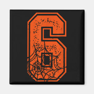 Nummer 6 67 Meme Halloween Pompoen Kostuum Matchin Magneet