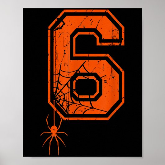 Nummer 6 67 Meme Halloween Sder Kostuum Matching G Poster (Voorkant)