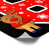 Nummer 6 67 Meme Koppel Pyjama Kerst Matching Poster (Hoek)