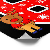 Nummer 6 67 Meme Koppel Pyjama Kerst Matching Poster (Hoek)