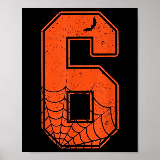 Nummer 6 67 Meme Kostuum Matching Groep Halloween Poster (Voorkant)