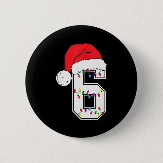 Nummer 6 67 Meme Sinterklaas Kerst Matching Groep Ronde Button 5,7 Cm (Voorkant)