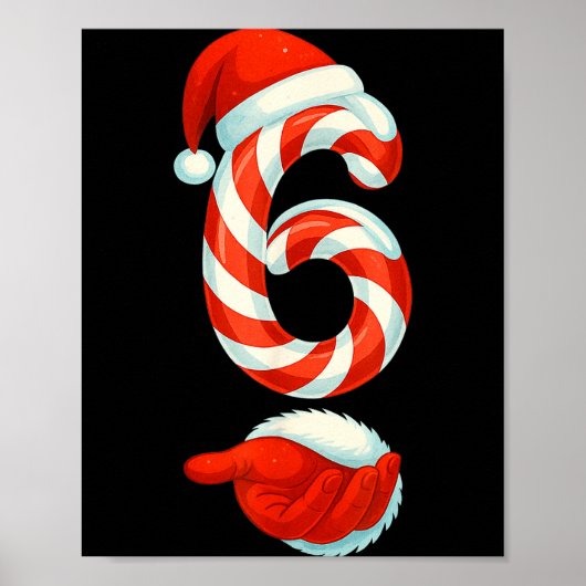 Nummer 6 7 Meme 67 Koppel Pyjama Kerst Match Poster (Voorkant)