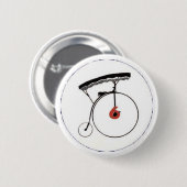Nummer 6-badge ronde button 5,7 cm (Voorkant /achterkant)