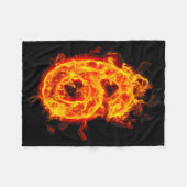 Nummer 6 Fire Ice Nummer Zes Zeven Meme 67 Alpha S Fleece Deken (Voorkant (Horizontaal))