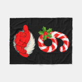 Nummer 6 Grappig 67 Zes Zeven Meme Matching Koppel Fleece Deken (Voorkant (Horizontaal))