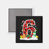 Nummer 6 Grappig 67 Zes Zeven Meme Overeenkomende Magneet (Voorkant / Achterkant)